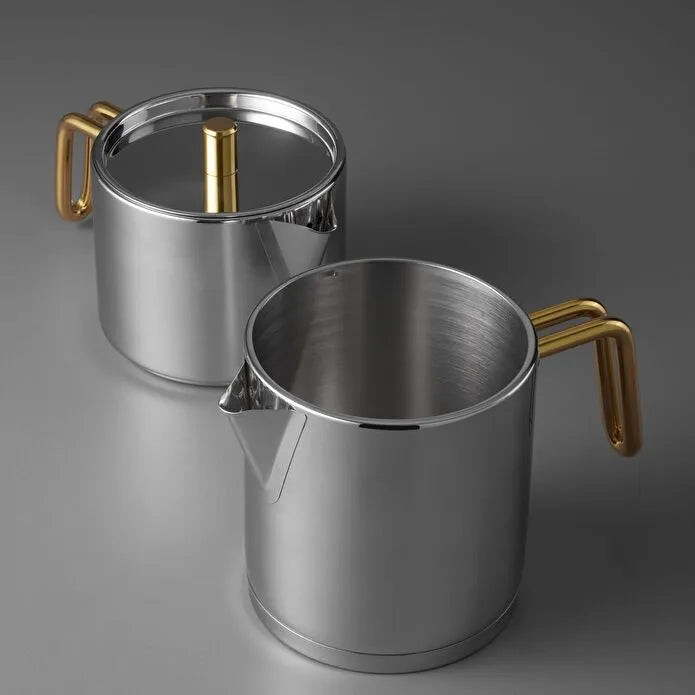 Jumbo Metalix Midi-Size Teapot - Titanium Gold