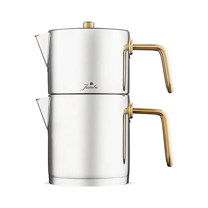Jumbo Metalix Midi-Size Teapot - Titanium Gold