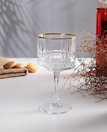 Paşabahçe 440437 Elysia Golden Touch 4-piece Cocktail Glass Set / 500 ml
