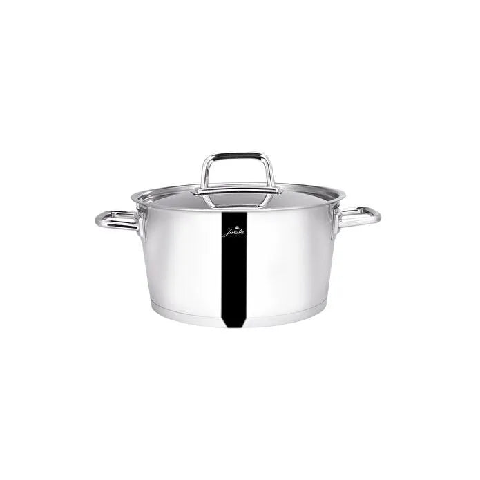 Jumbo Felix 8-Piece Induction Base Steel Pot Set