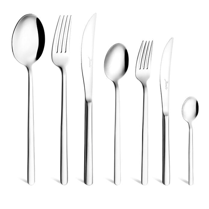 Jumbo 2900 Vannes 84-Piece Cutlery Set for 12 People