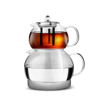 Karaca x Refika Gönlübol Induction-Compatible Glass Teapot