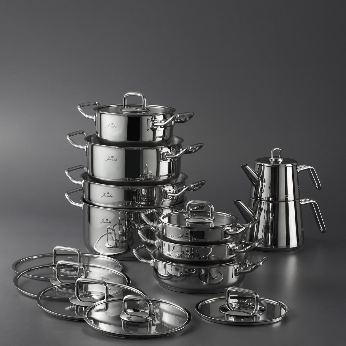 Jumbo Proshine 17-Piece Induction Base Trousseau Set