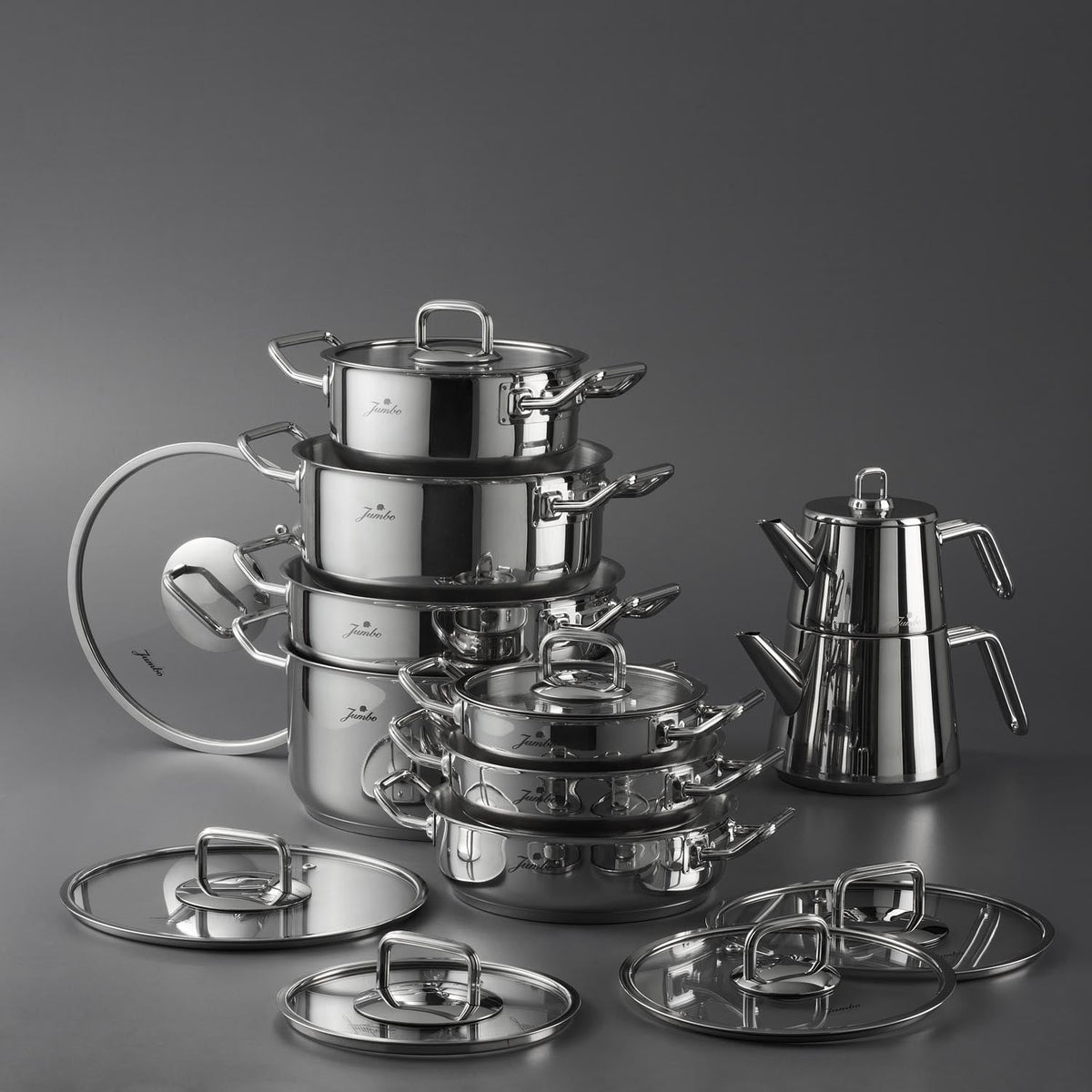 Jumbo Proshine 17-Piece Induction Base Trousseau Set