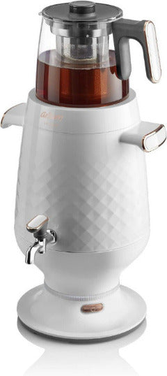 Arzum Ehlikeyf Electric Samovar / White