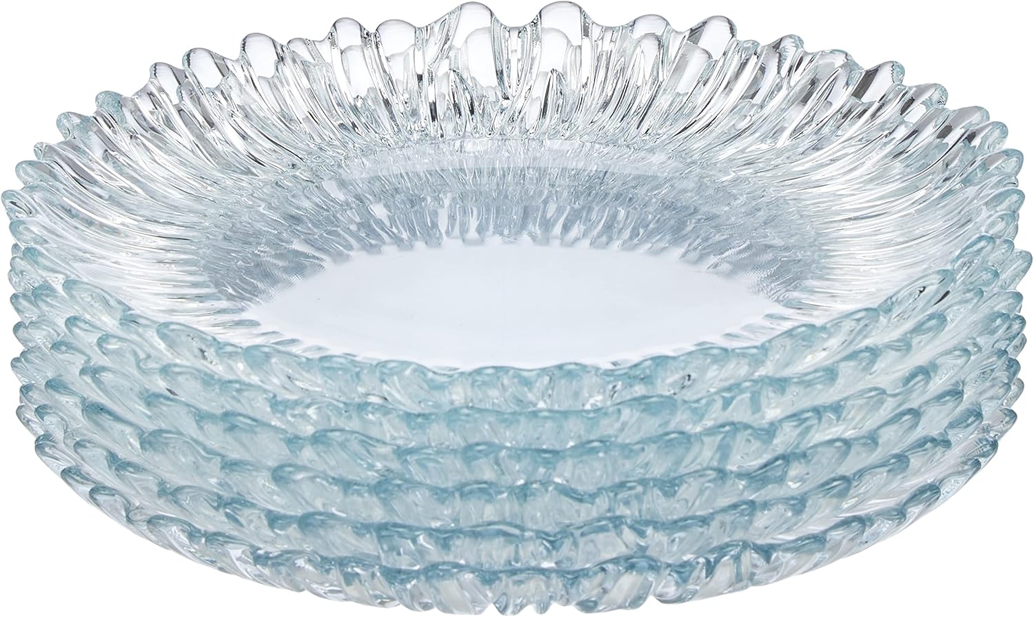 Pasabahçe Aurora 6-Piece Glass Dessert Plate Set / 10512