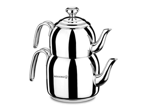 Korkmaz Droppa Medium-Sized Teapot Set / A057