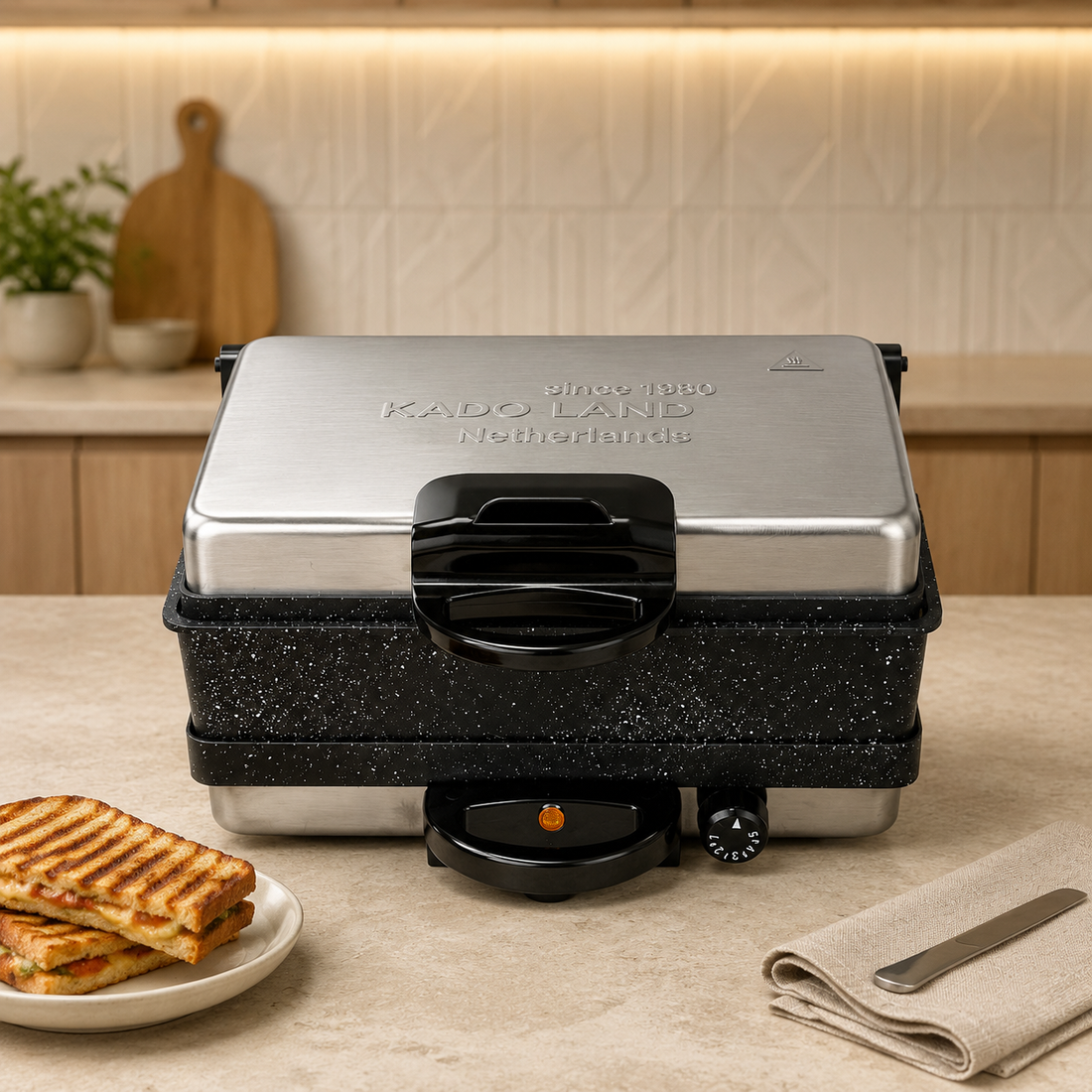 Kadoland Lahmacun & Bazlama Multigrill with Roasting Pan
