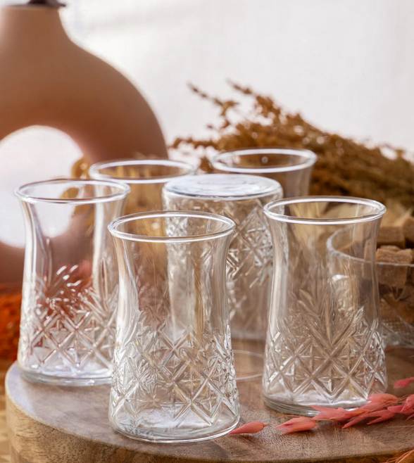 Paşabahçe Timeless Tea Cup, Set of 6 / 42891