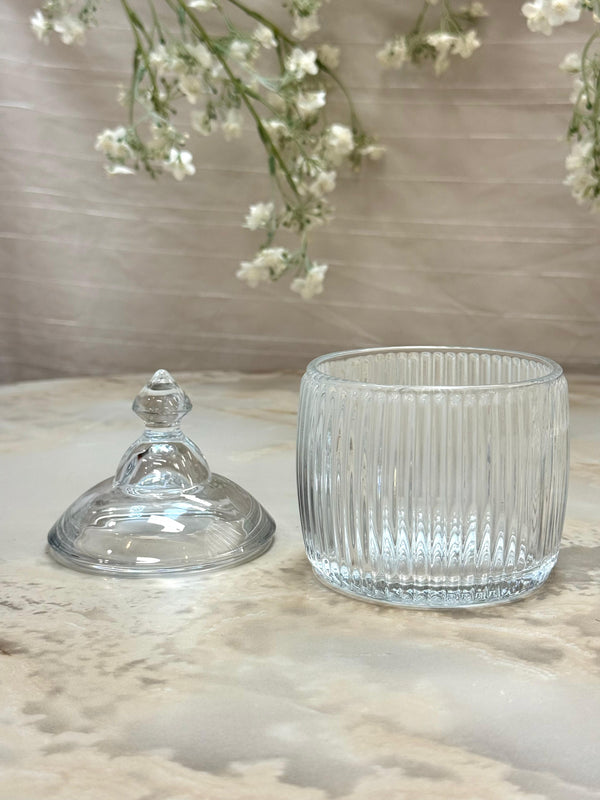 Bavary Glass Sugar Bowl with Lid