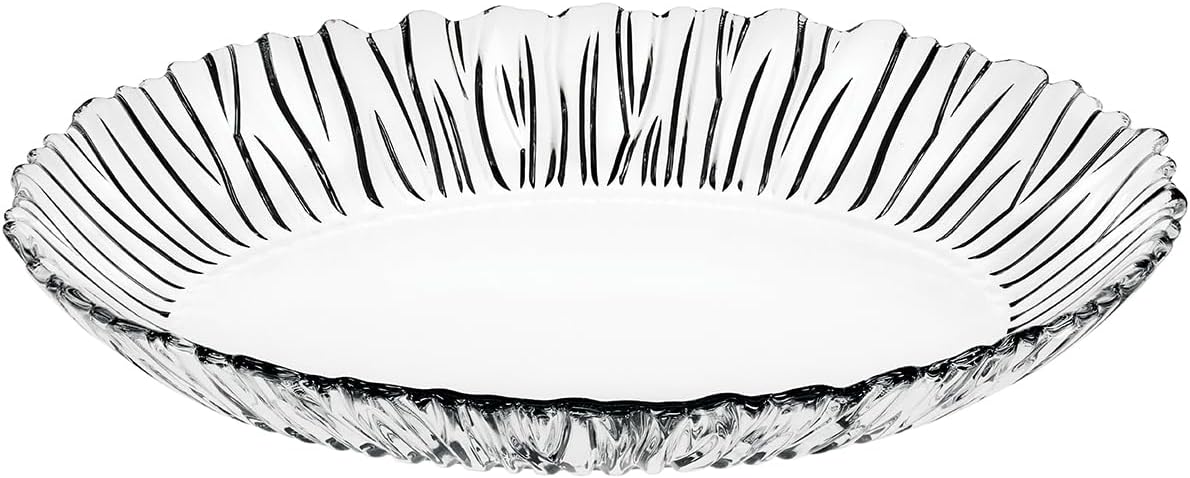 Pasabahçe Oval Glass Plate - 33x25 cm / 10546