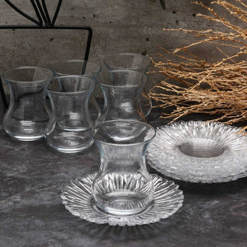 Pasabahce Aurora 12-Piece Tea Set / 95961