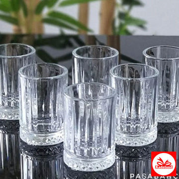 Paşabahçe 520442 Elysia Coffee-Side Water Glasses, Set of 6, 110 ml