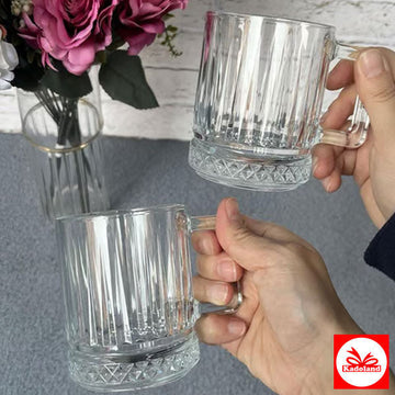 PAŞABAHÇE 55432 Elysia Handled Glass Set of 2 - 250 ml
