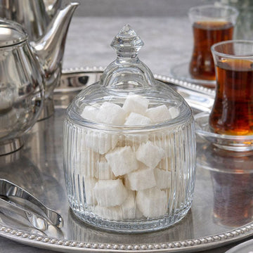 Bavary Glass Sugar Bowl with Lid