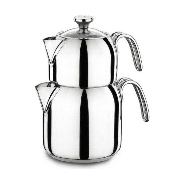 Korkmaz Alia Turkish Teapot Set – 0.9 L / 2 L (A047)