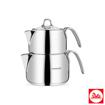 Korkmaz Perla Maxi Turkish Teapot Set – 1.2 L / 2 L (A028)
