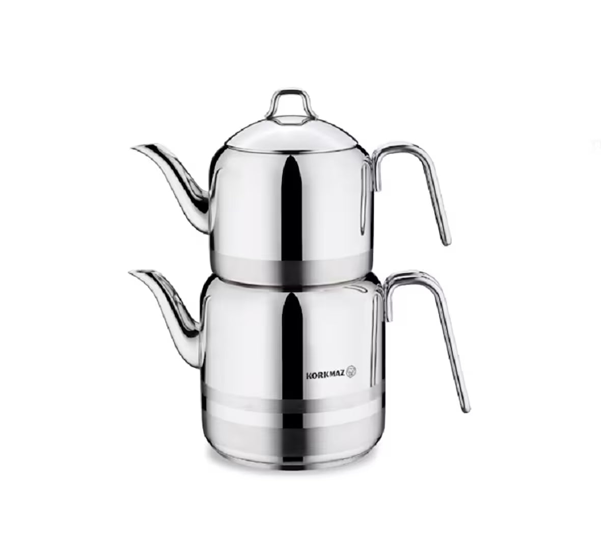 Korkmaz Astra2 Turkish Teapot Set – 1.1 L / 2 L (A112)
