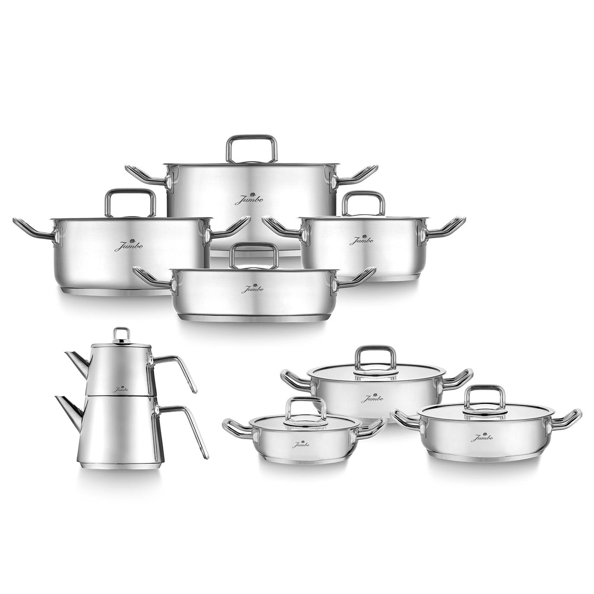 Jumbo Proshine 17-Piece Induction Base Trousseau Set